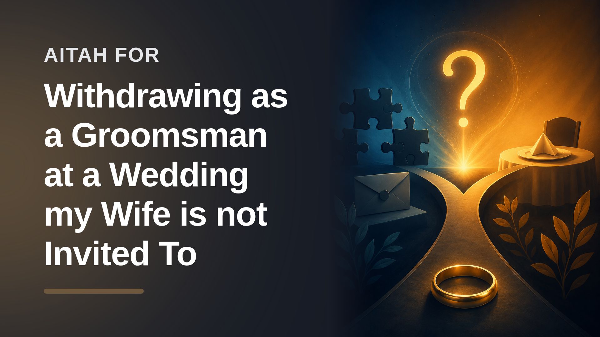 The Loyal Husband Who Stepped Down Against The Boundary-Stomping Groom