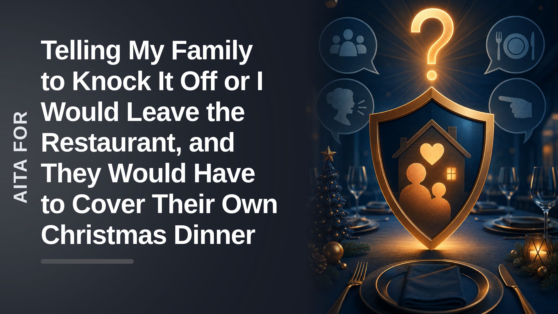 The Mama Bear Who Canceled Her Entitled Family's Free Christmas Dinner