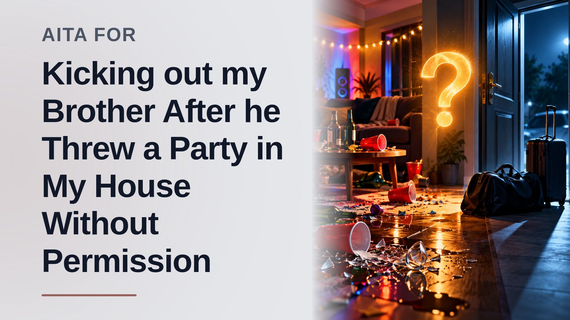 The Gracious Host Who Ordered a Midnight Eviction Against a Delusional Freeloader