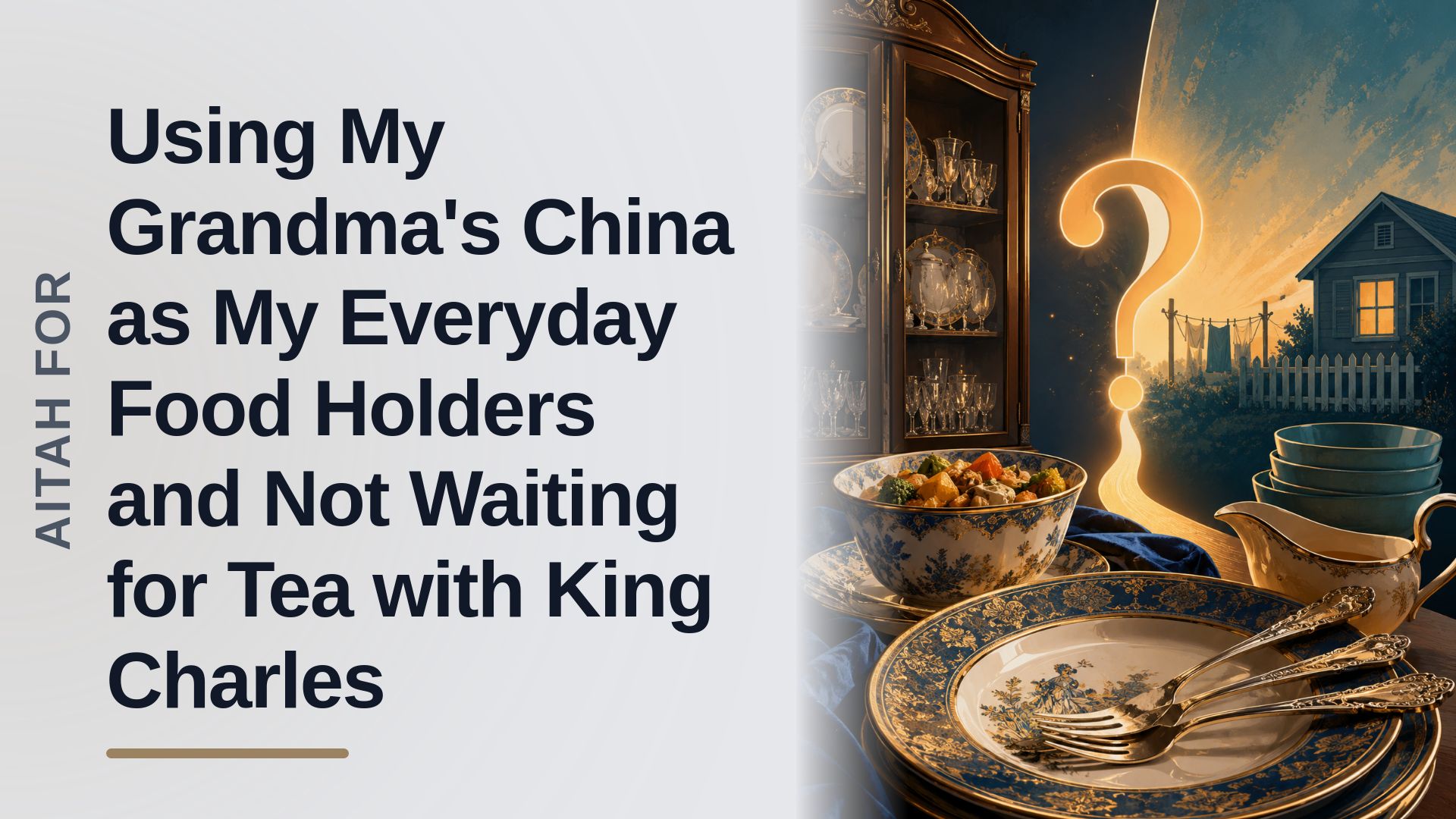 The Practical Minimalist Who Dared to Eat Takeout Off the Sacred Family China