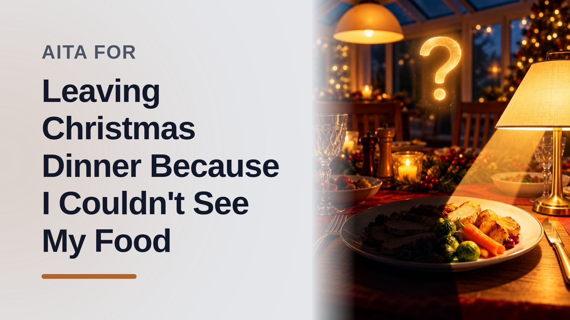 The Misunderstood Outsider Who Walked Out on Christmas Dinner Because of His Clueless Relatives' Bad Lighting!