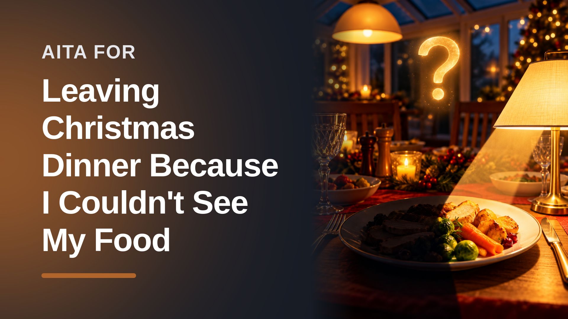 The Misunderstood Outsider Who Walked Out on Christmas Dinner Because of His Clueless Relatives' Bad Lighting!