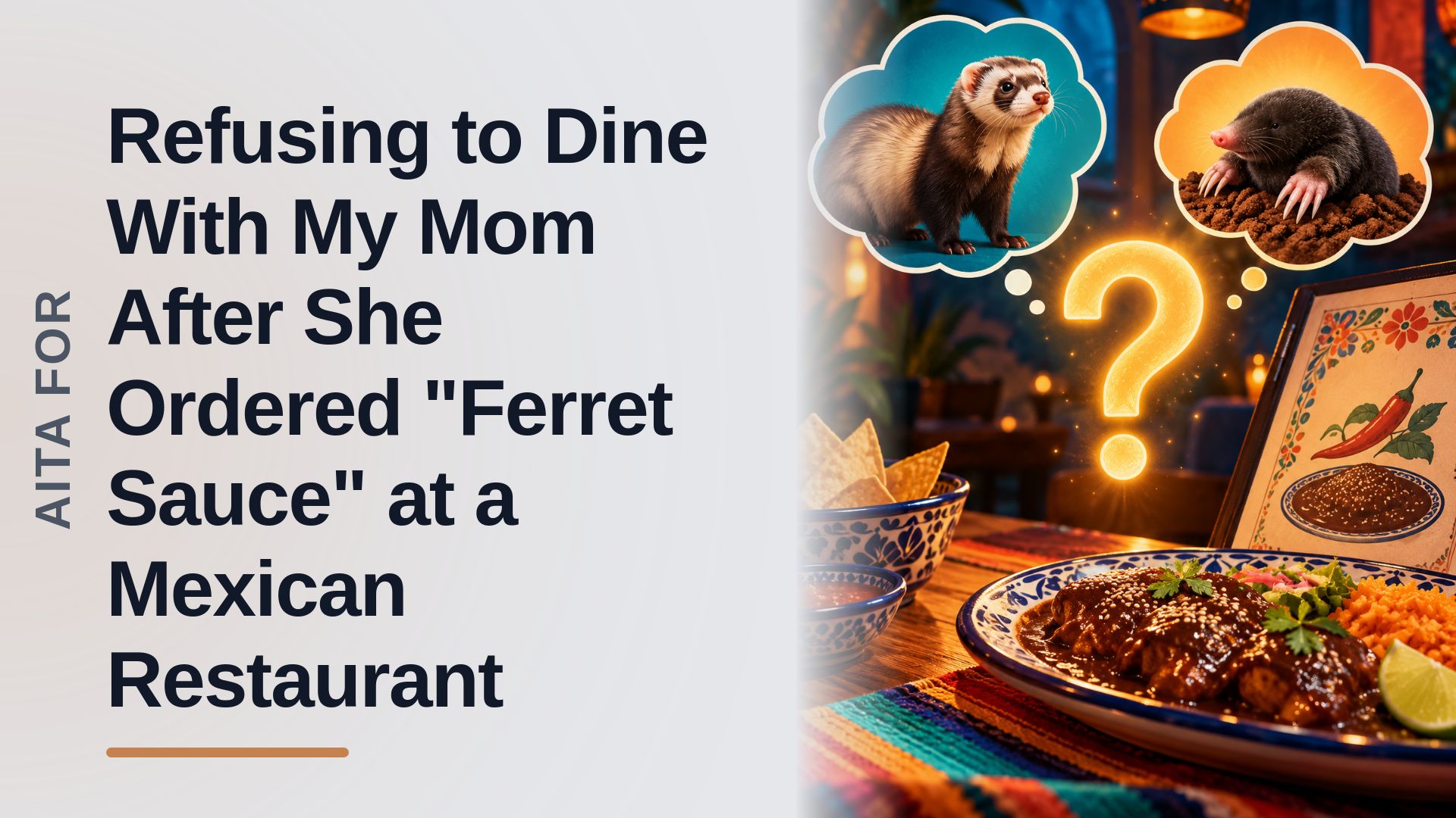 The Mortified Son Who Threatened To Ban His Sheltered Mom From Their Favorite Restaurant Over A Hilarious Menu Blunder