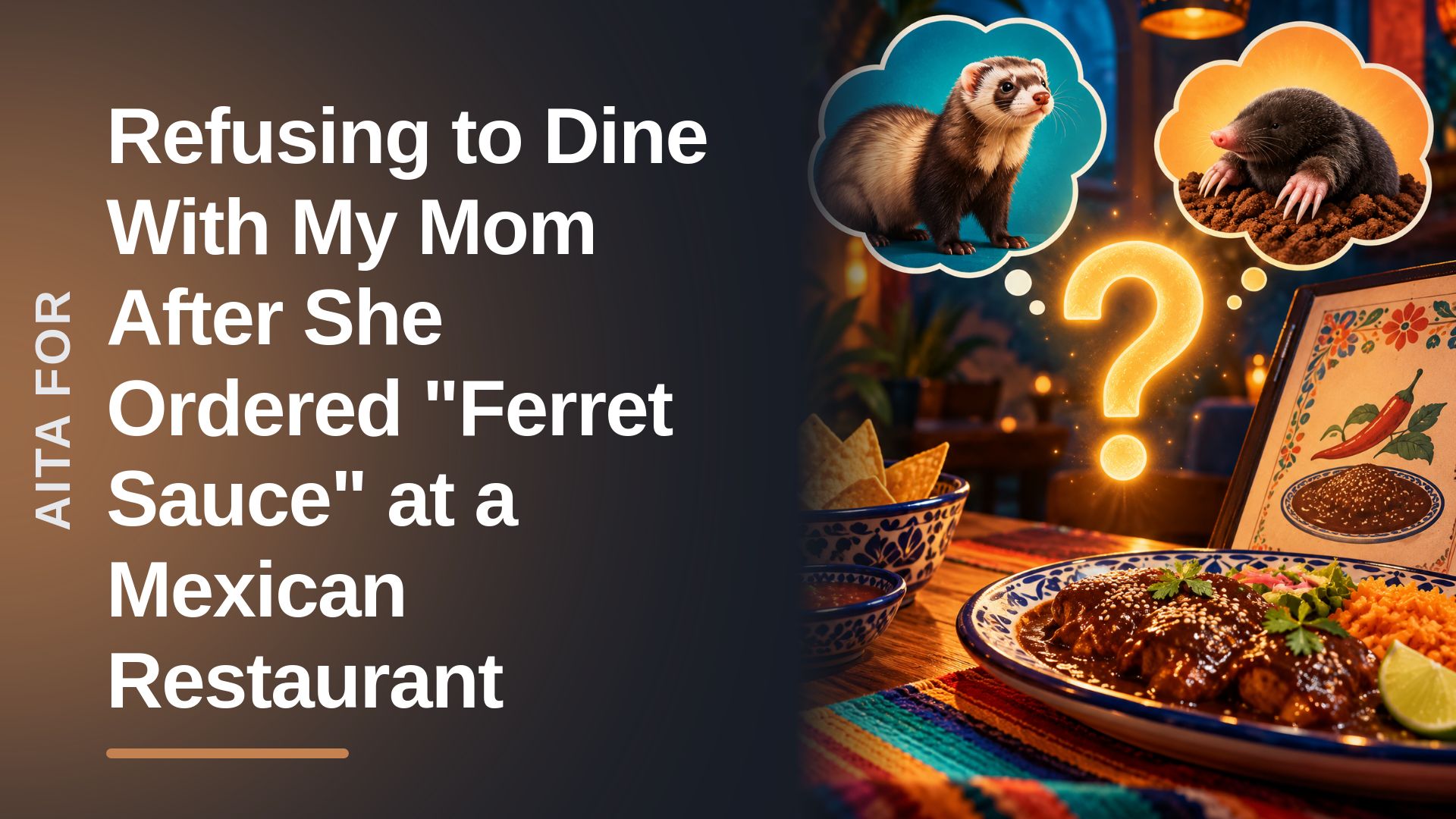 The Mortified Son Who Threatened To Ban His Sheltered Mom From Their Favorite Restaurant Over A Hilarious Menu Blunder