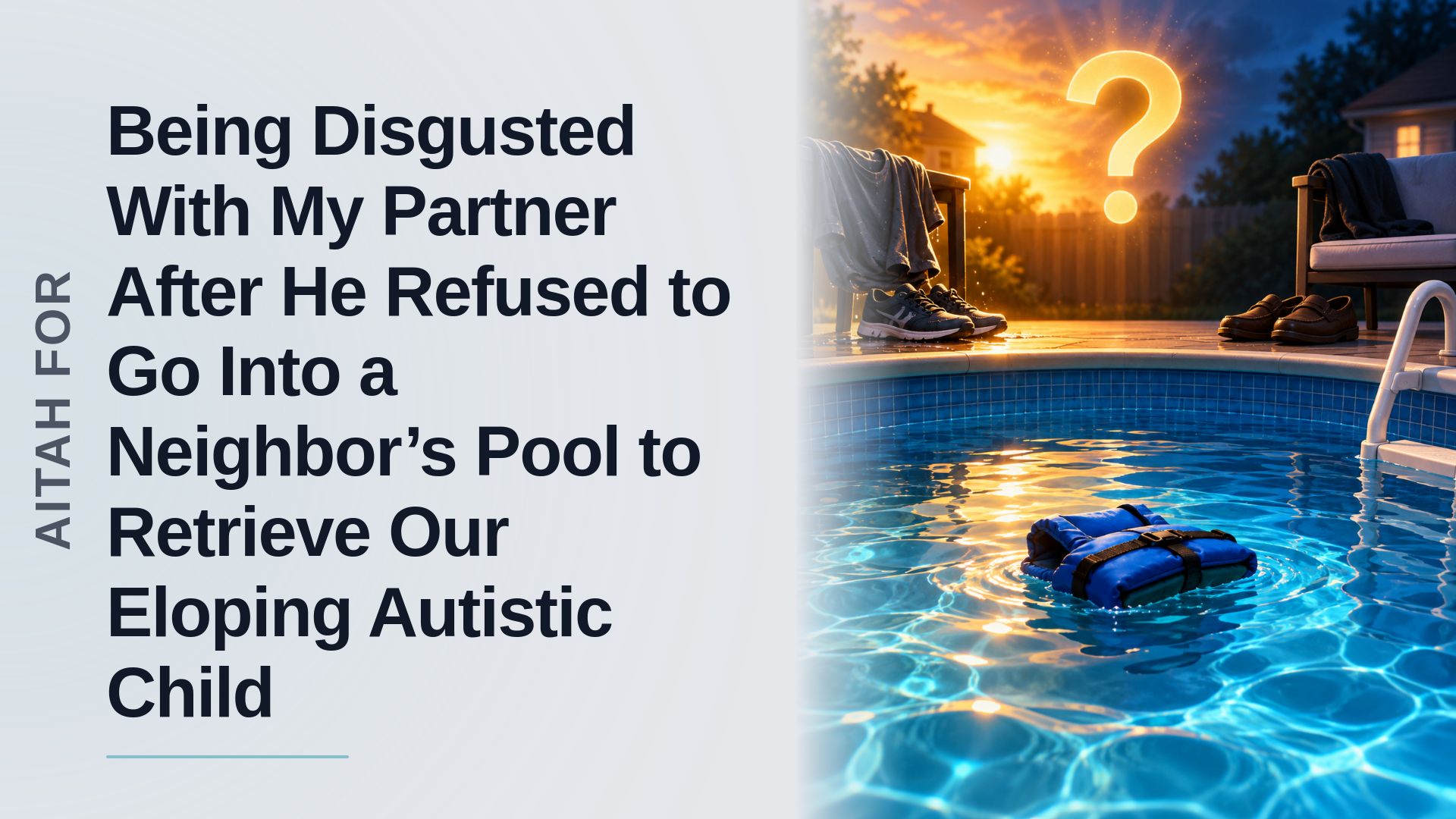 The Desperate Mother Who Waded Into Deep Waters Because Her Scorekeeping Husband Refused to Help Their Autistic Son