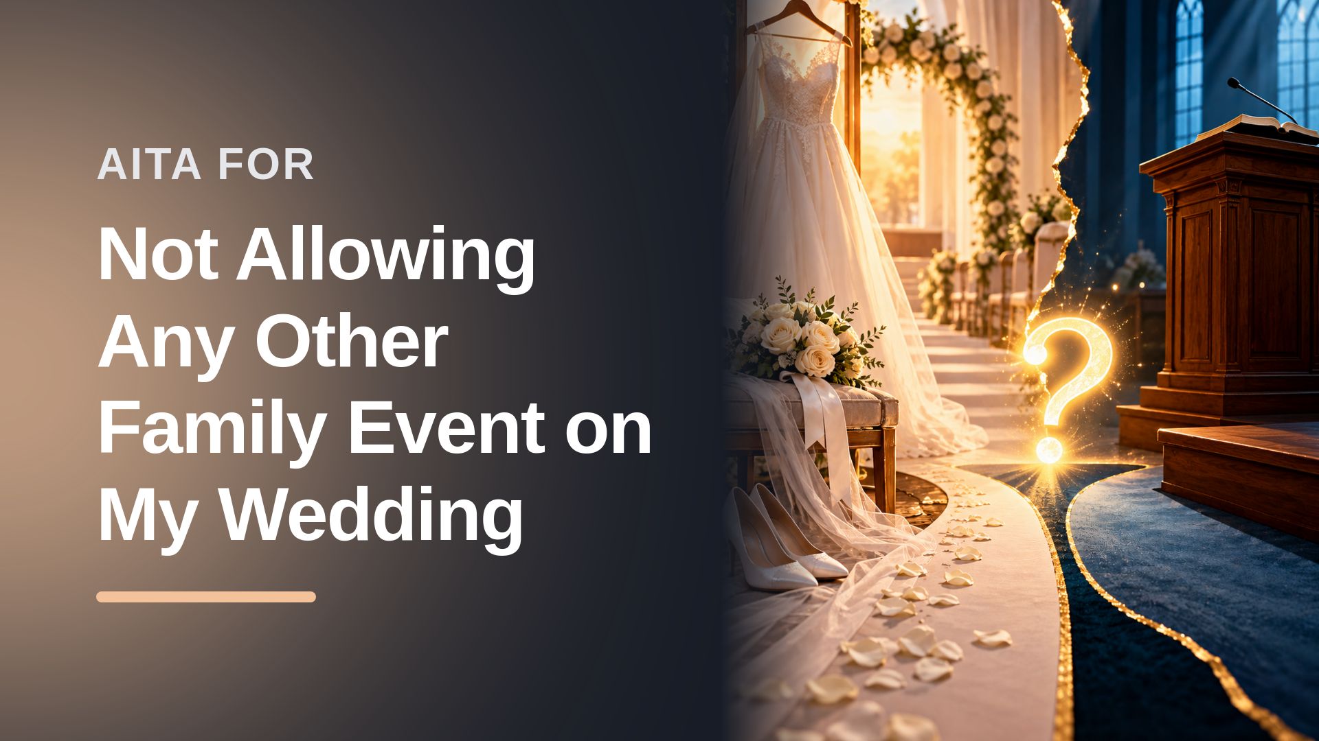 The Exhausted Nearly-Wed Who Tried To Stop Their Entitled Parents From Turning The Wedding Into A Double Church Ordination