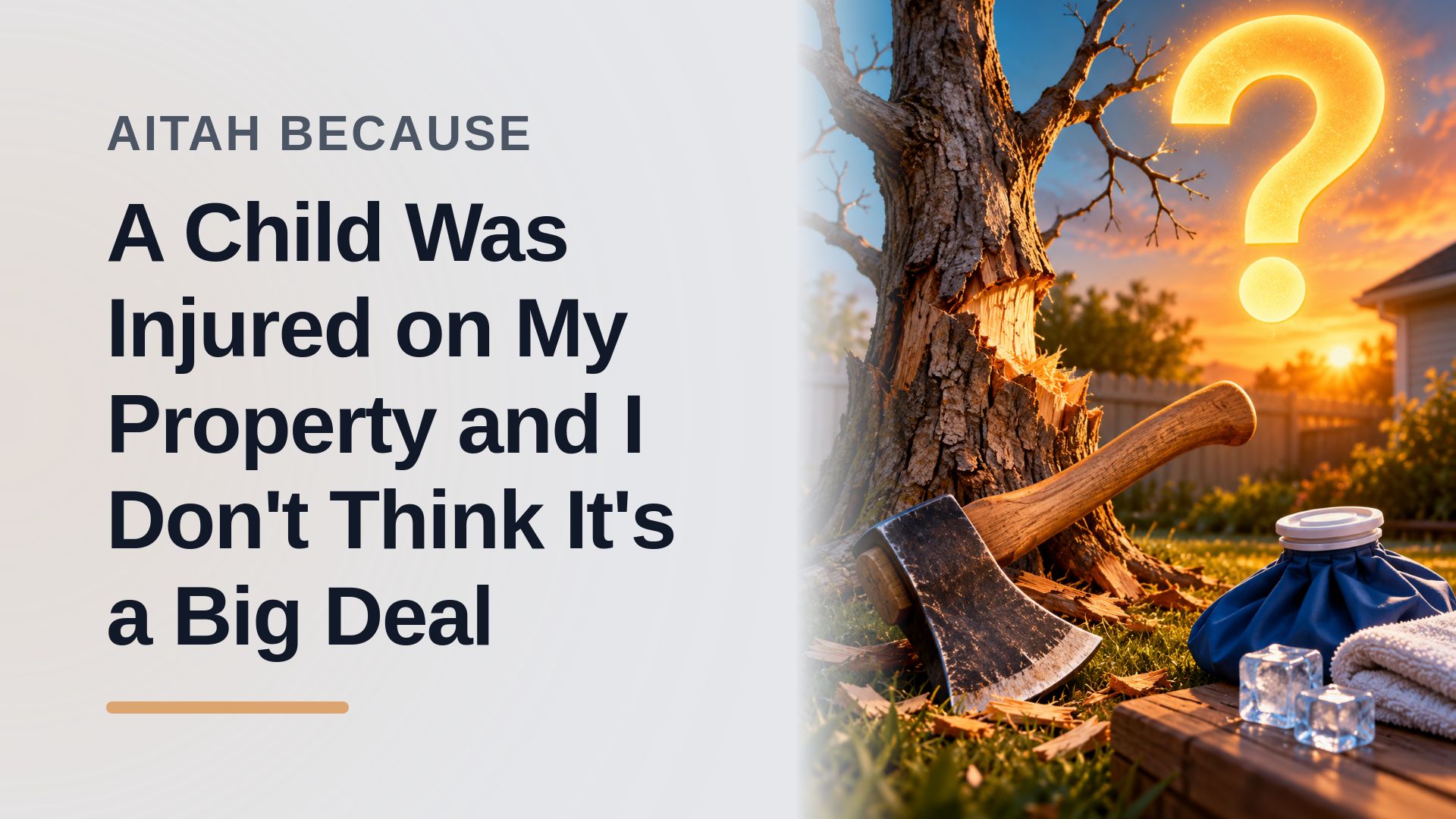 The Negligent Father Who Shrugged Off a Backyard Axe Accident Against a Furious Parent