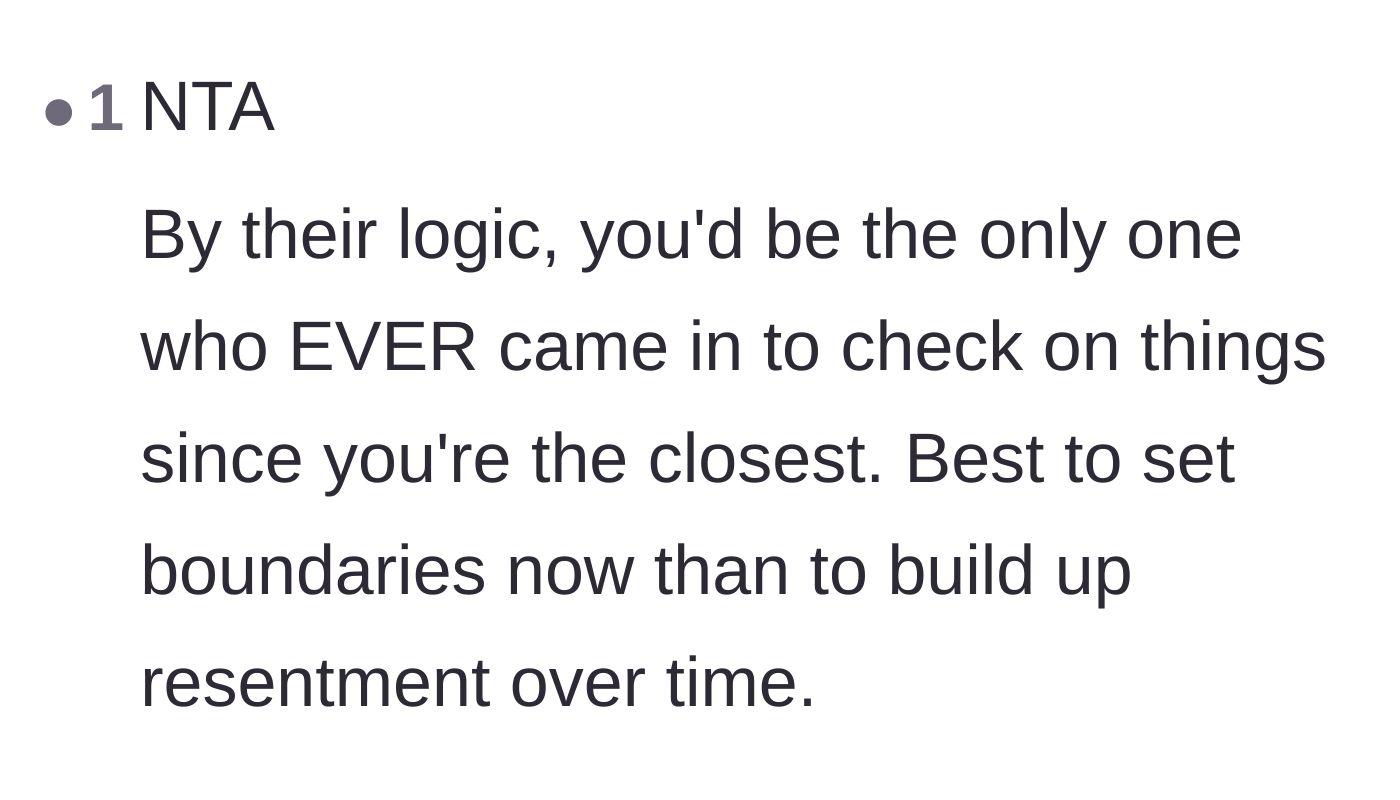 Comment thread 2 - Advice on setting early boundaries to avoid becoming the default errand runner due to living close to the store.