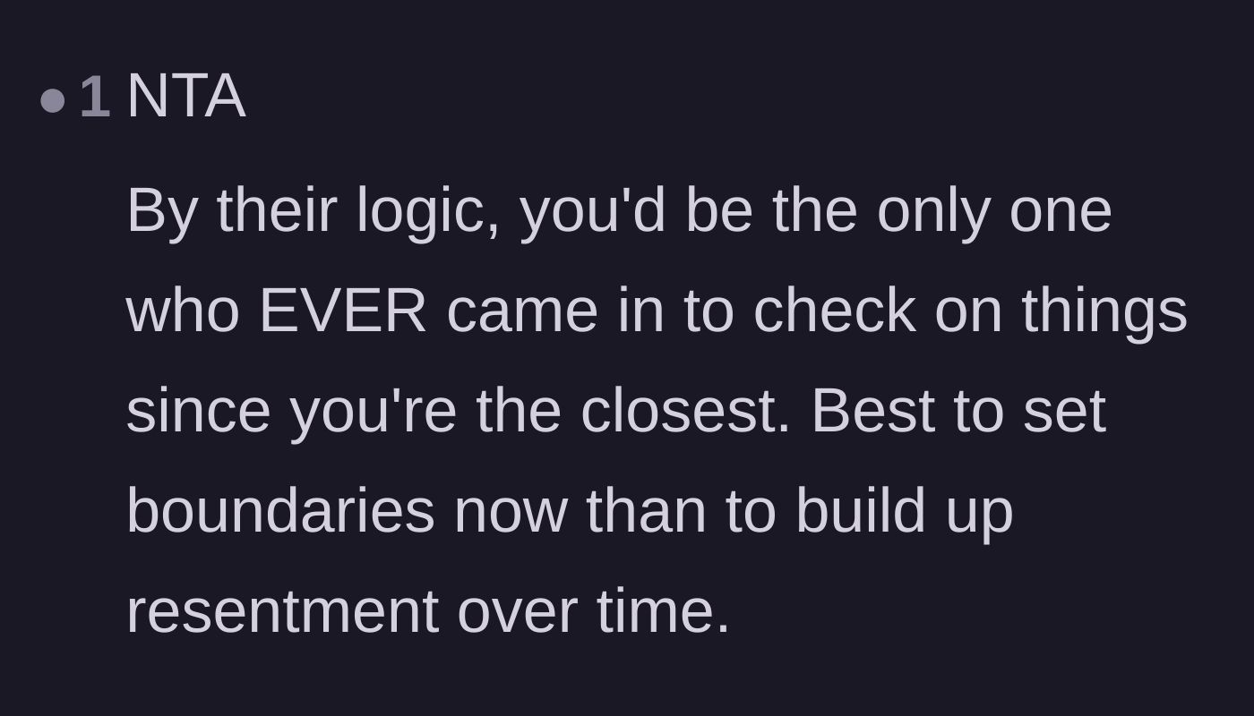 Comment thread 2 - Advice on setting early boundaries to avoid becoming the default errand runner due to living close to the store.