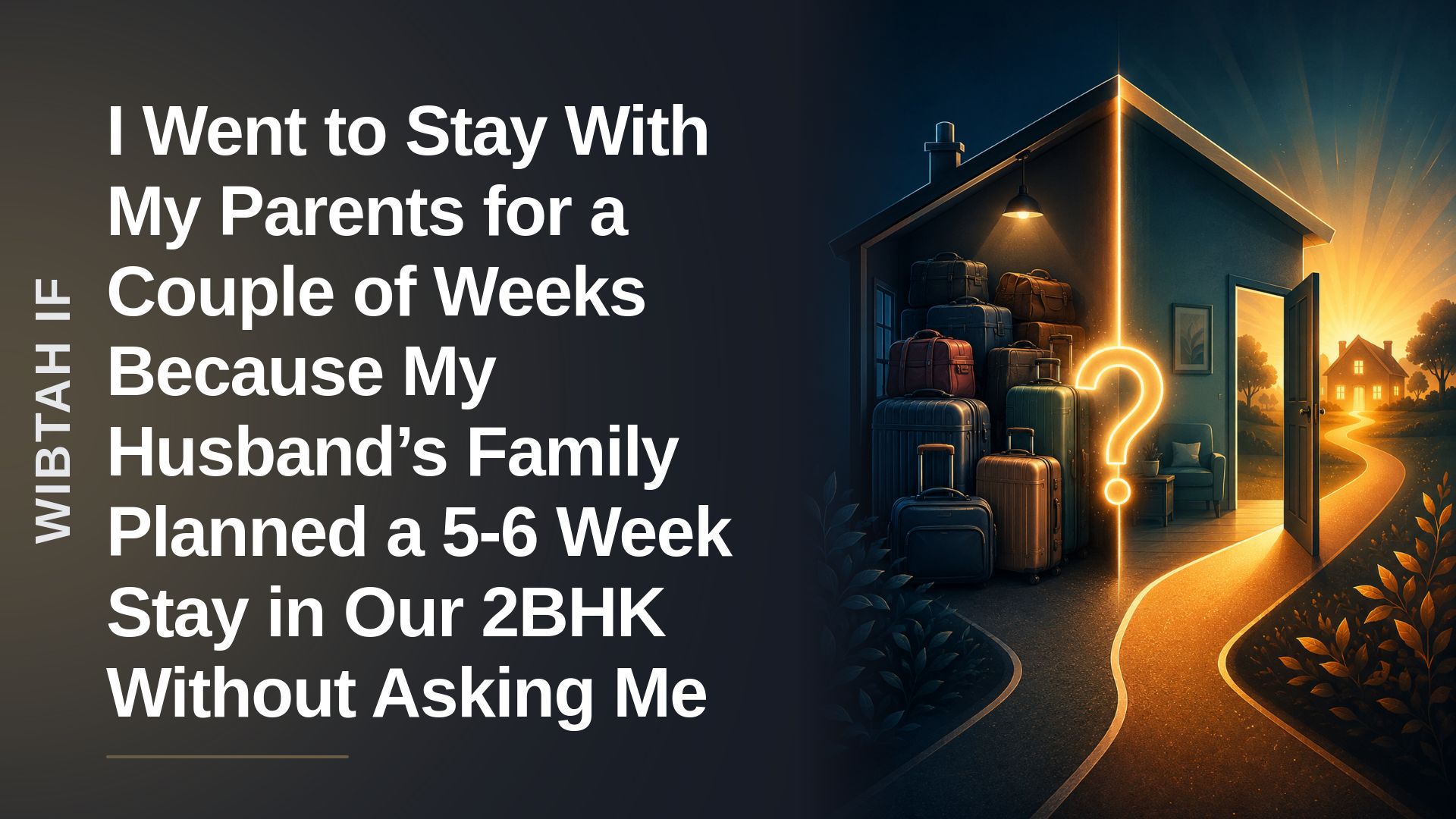 The Displaced Newlywed Who Packed Her Bags Against Her Husband's Six-Week Bait-And-Switch