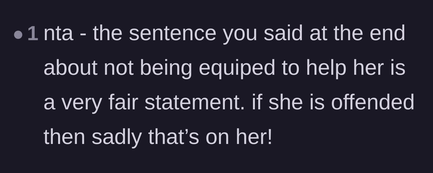Comment thread 2 - A commenter pointing out that if the coworker gets offended by the boundary, it is her own problem.