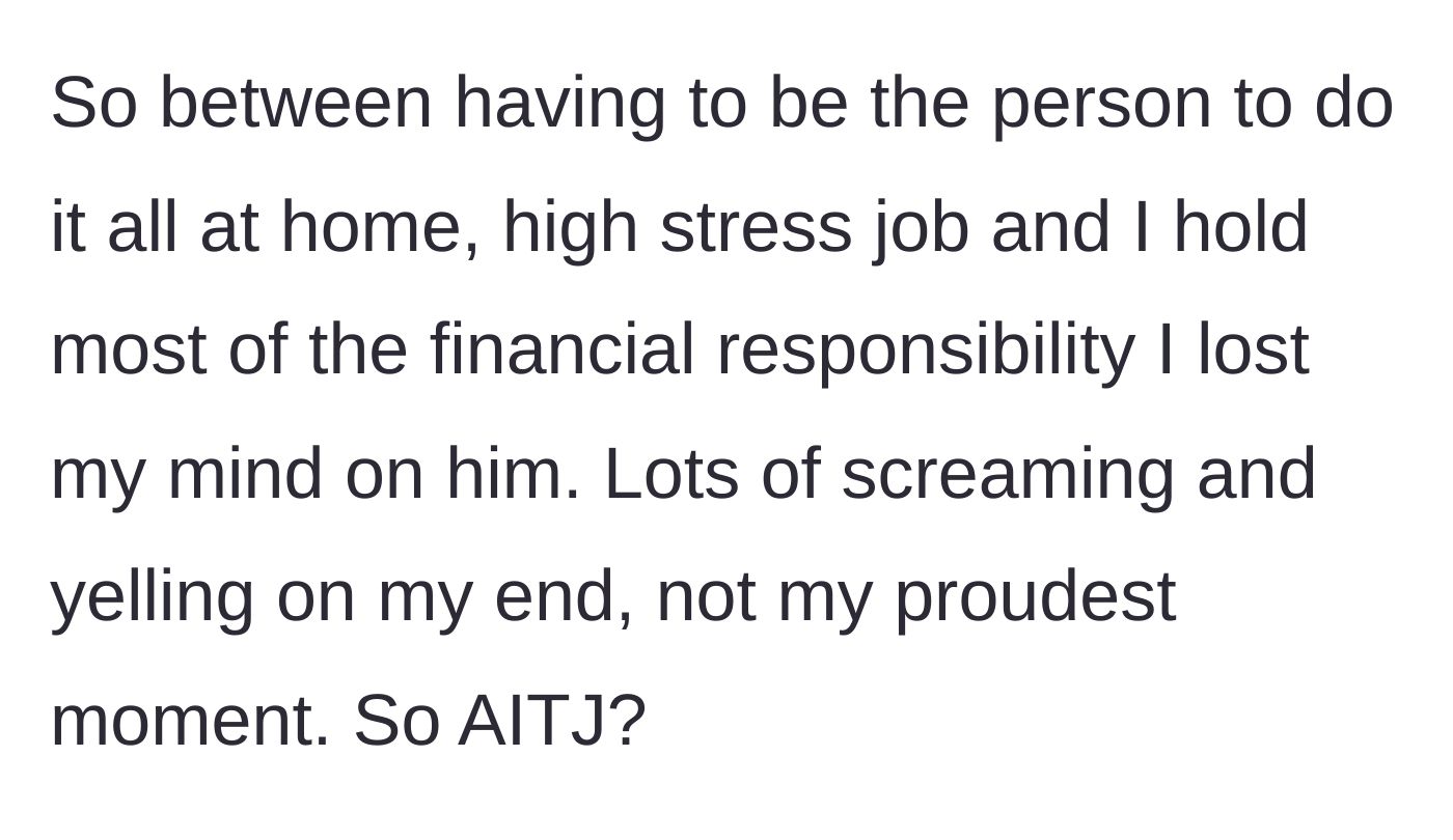 Story part 5 - The author admits she finally lost her mind, screaming at her husband and issuing a firm ultimatum to step up or get out.