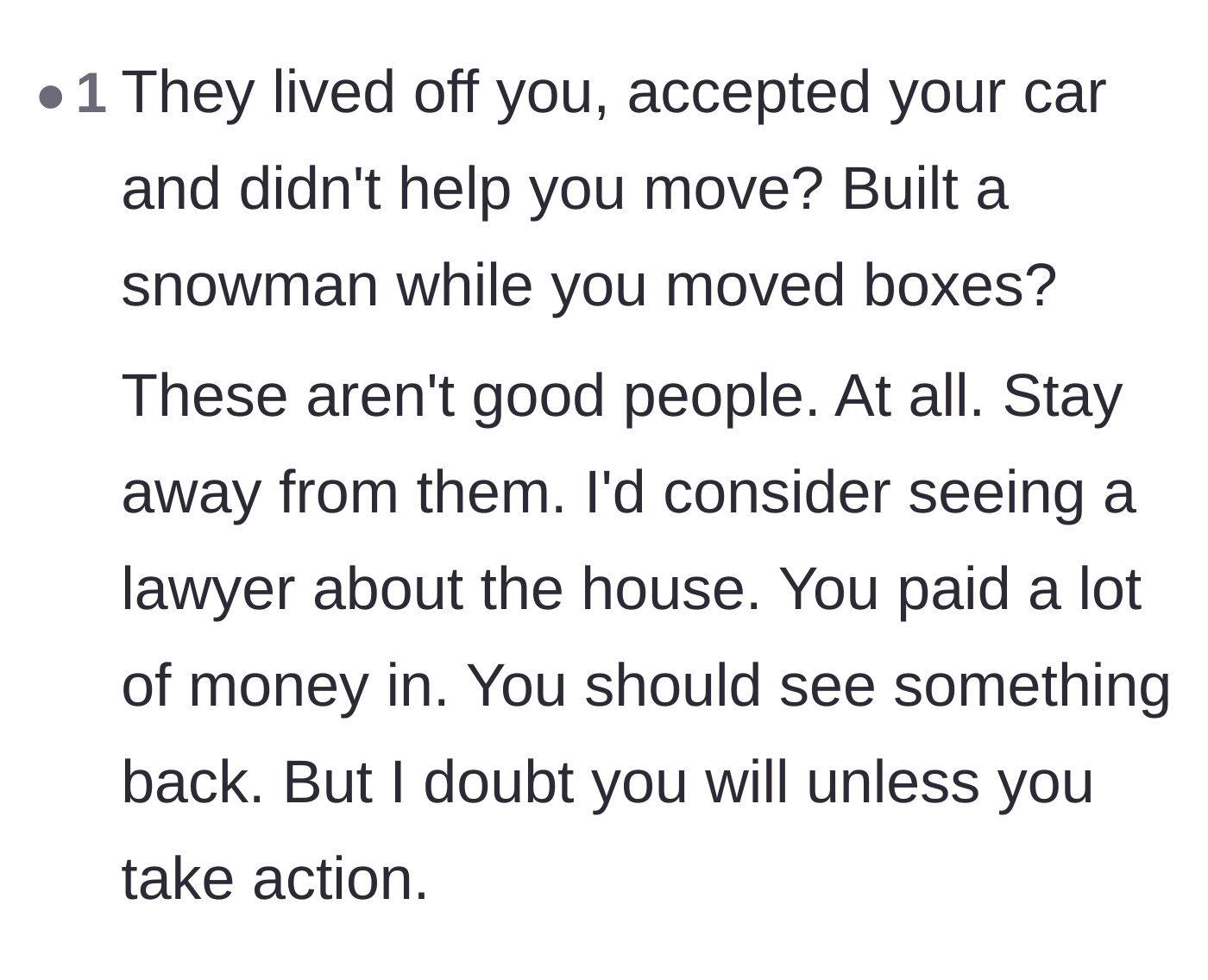 Comment thread 4 - Outrage over the brothers making snowmen instead of helping, and calls for legal action.