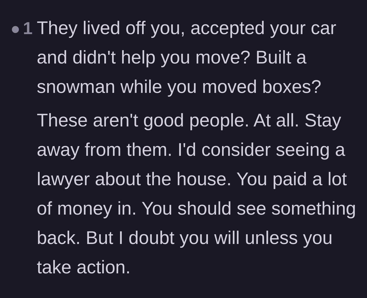 Comment thread 4 - Outrage over the brothers making snowmen instead of helping, and calls for legal action.