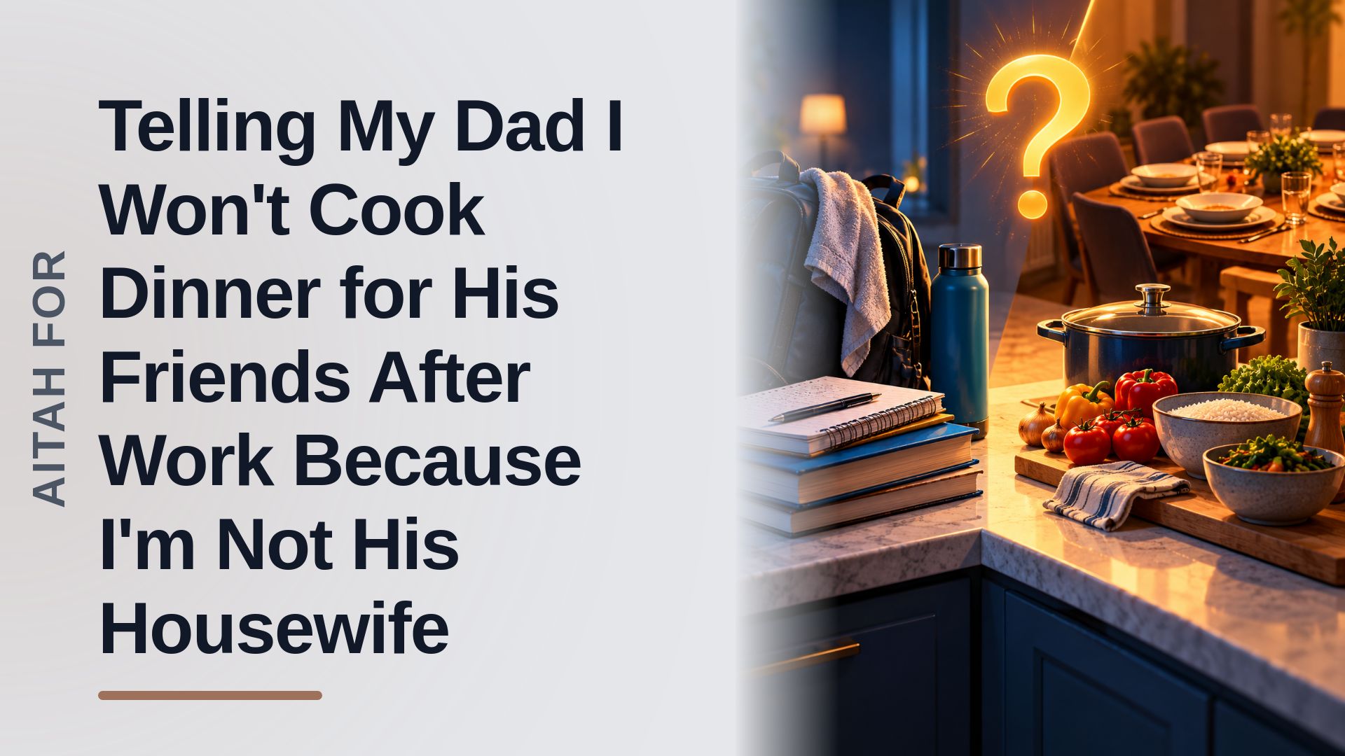 The Overworked Daughter Who Refused To Play Personal Chef For Her Demanding Father And His Hungry Friends