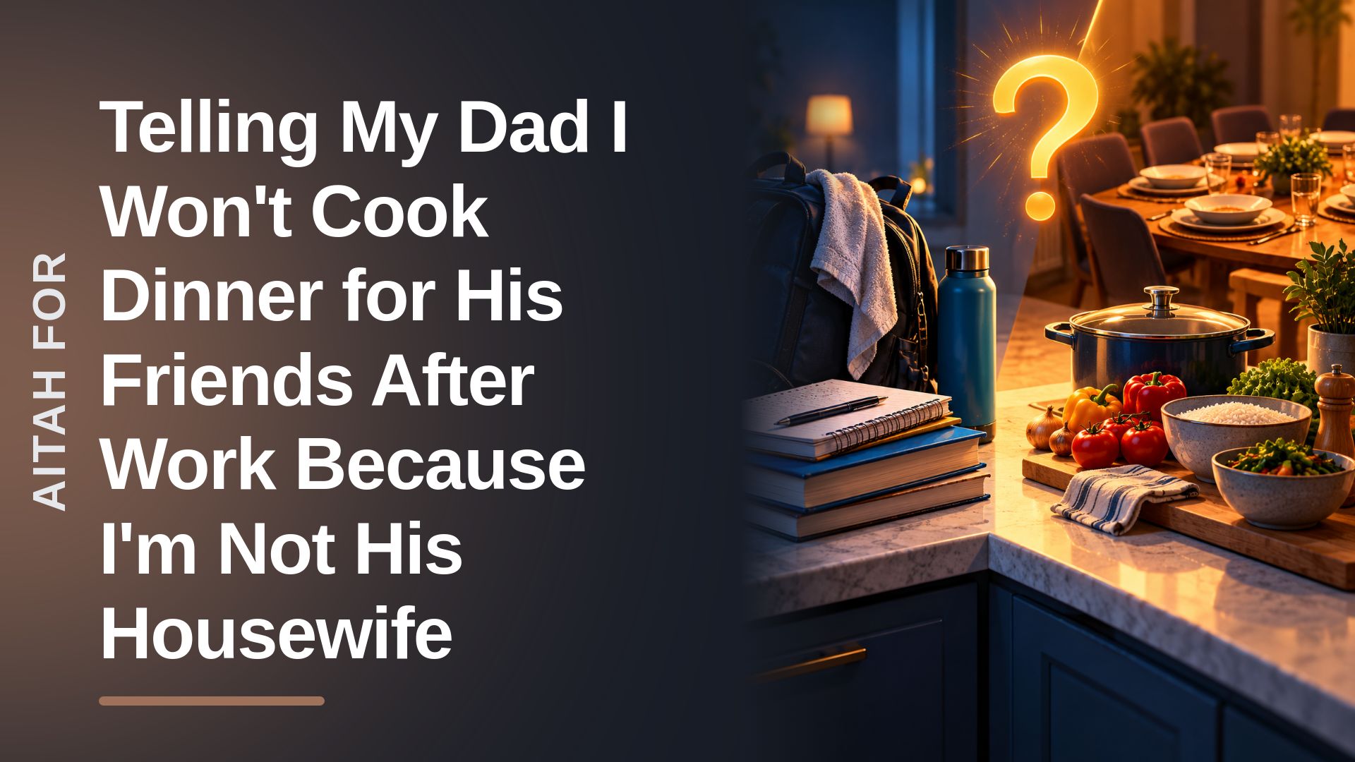 The Overworked Daughter Who Refused To Play Personal Chef For Her Demanding Father And His Hungry Friends