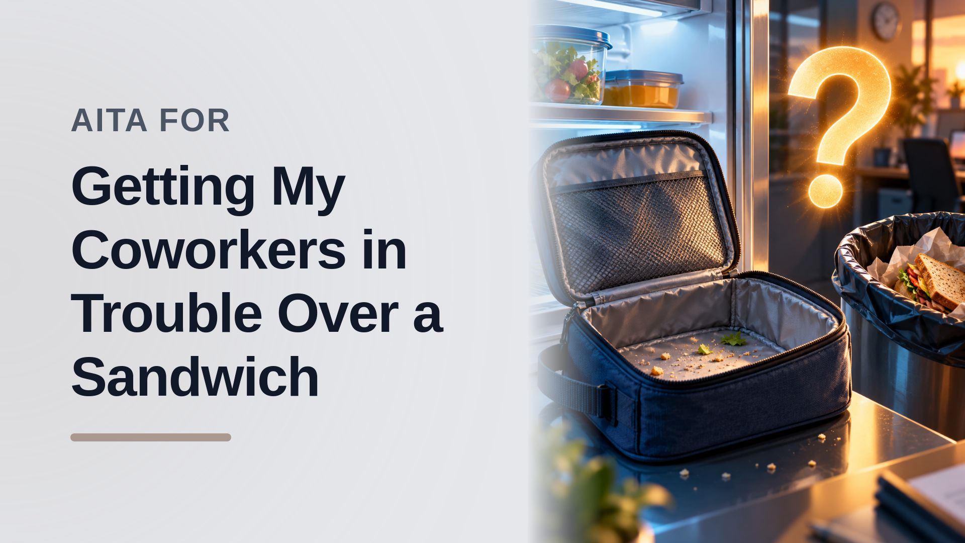 The Overworked Professional Who Dropped the Hammer on an Overzealous Office Fridge Cleaner