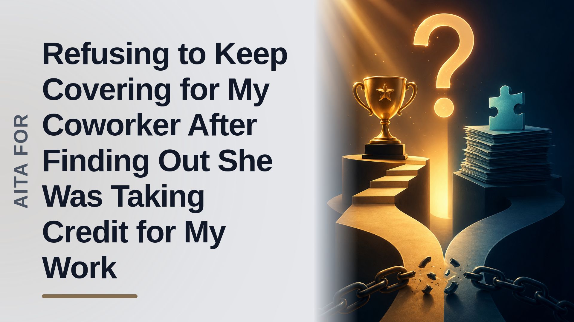 The Overworked Martyr Who Cut Off an Entitled Credit-Stealer at the Knees