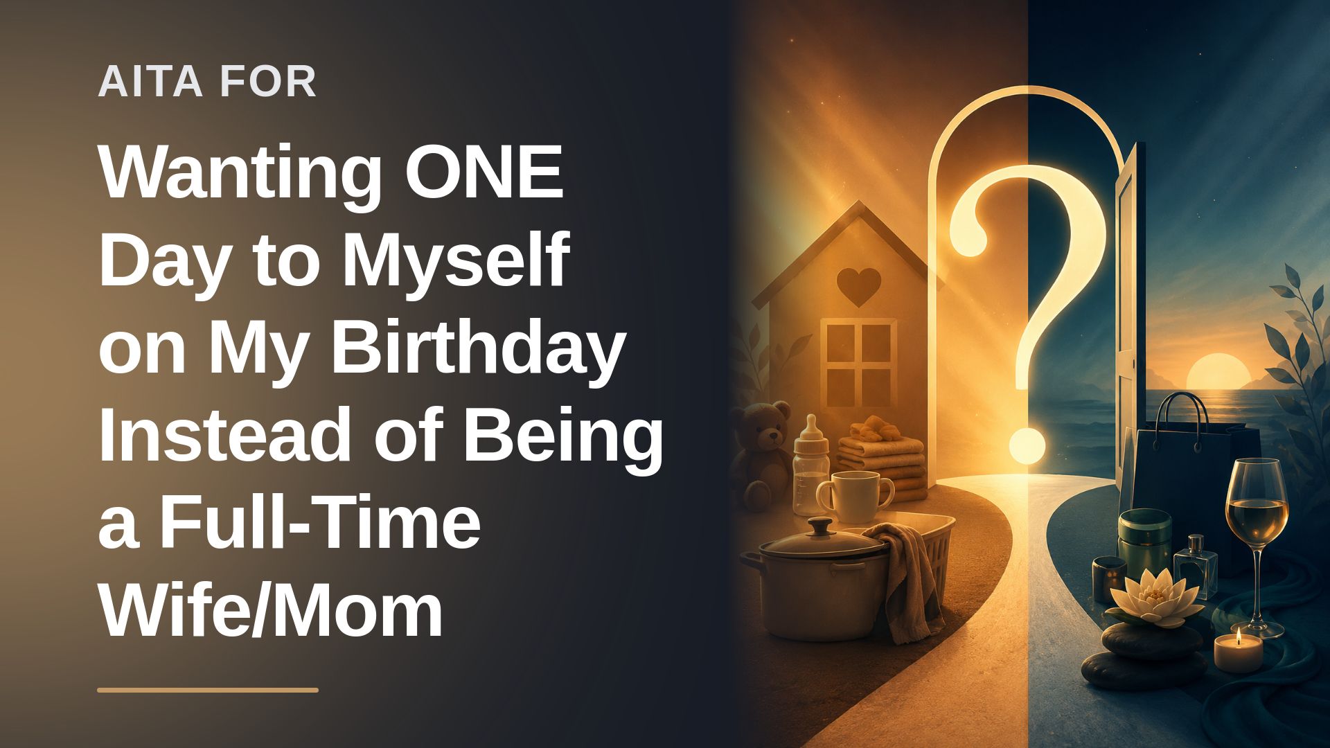 The Overworked Martyr Who Demanded One Solo Birthday Against Her Guilt-Tripping Husband