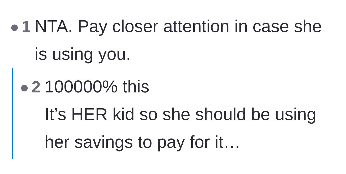 Comment thread 6 - A blunt warning that the author is actively being used by his partner.