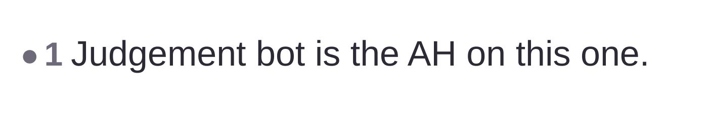 Comment thread 5 - A short comment jokingly declaring the glitching bot as the real villain of the story.