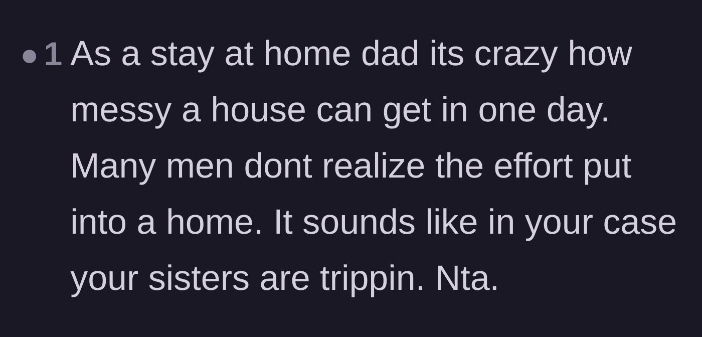 Comment thread 3 - A stay-at-home dad chiming in to validate the working mom's frustration.
