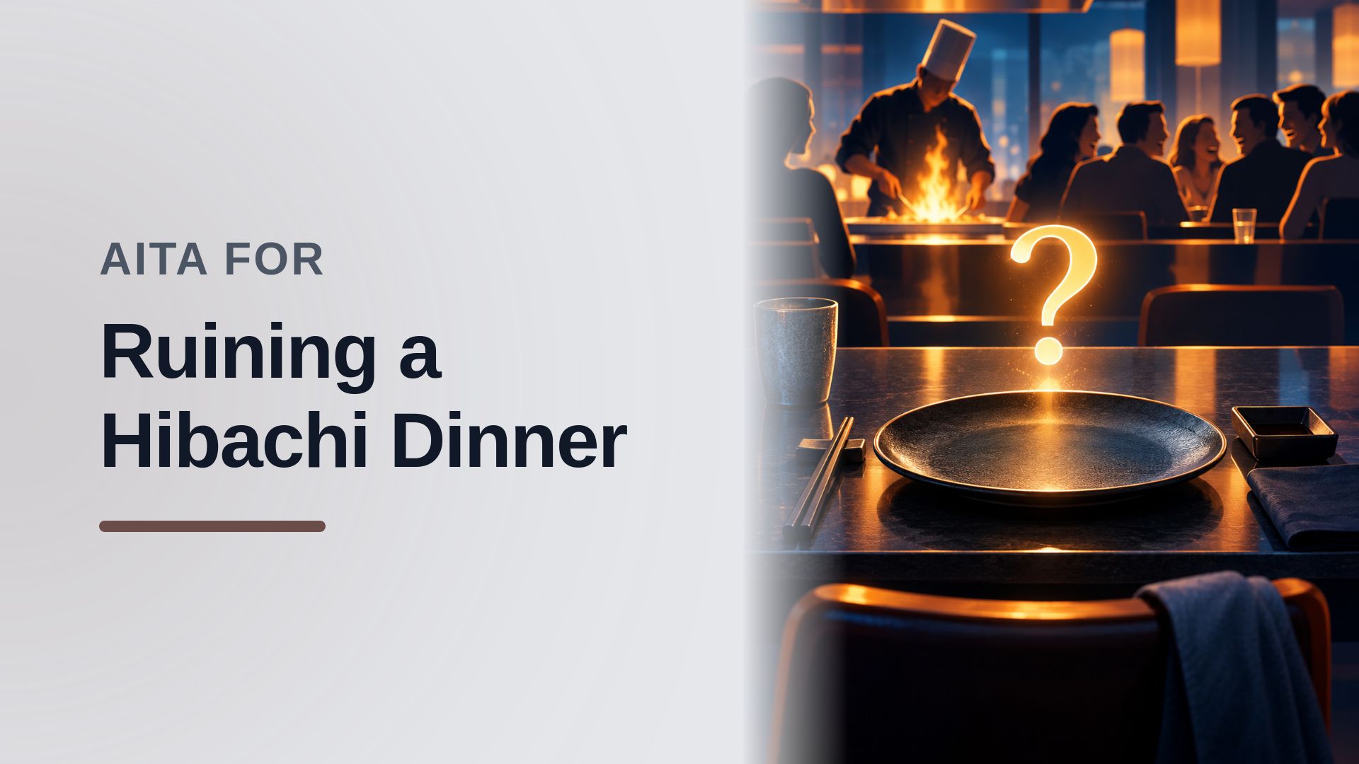 The Overworked Wife Who Fled A Humiliating Hibachi Dinner Against Her Unsupportive Husband!