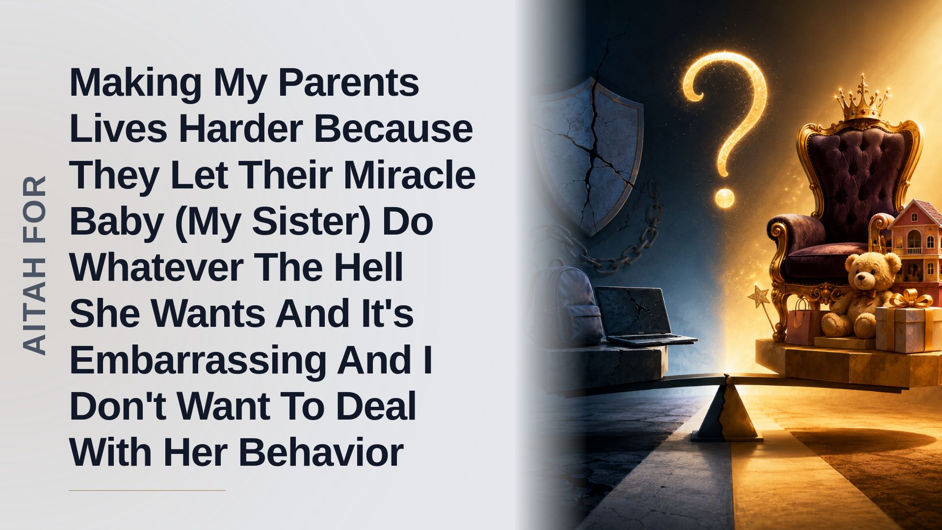 The Parentified Son Who Went on Strike Against His Entitled Parents and Their 'Miracle' Golden Child
