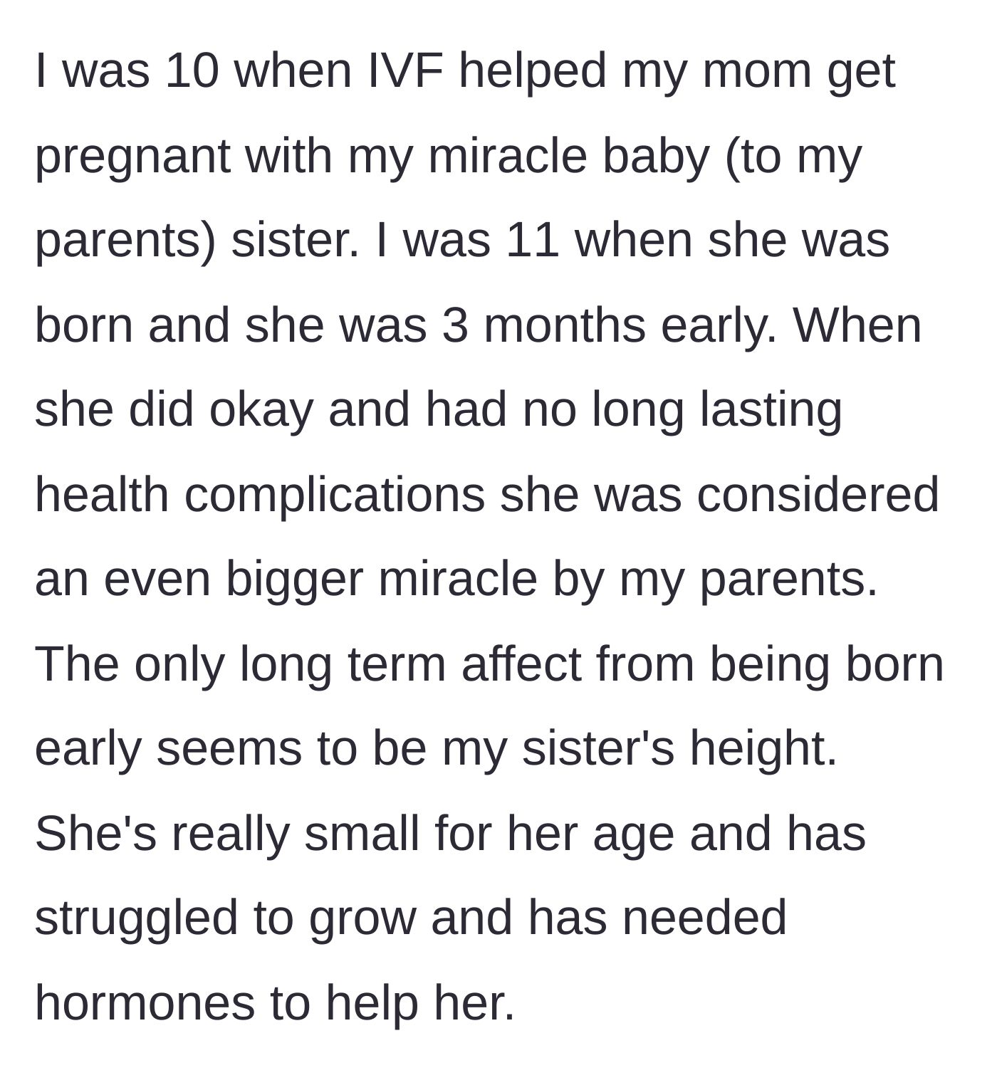 Story part 3 - A ten-year-old boy looking at his newborn sister in a hospital incubator.