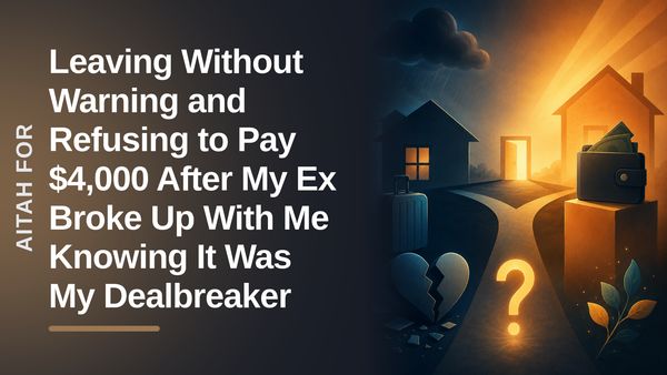 The Walkaway Partner Who Ghosted Her Gaslighting Ex and Refused His Delusional $4,000 Bill