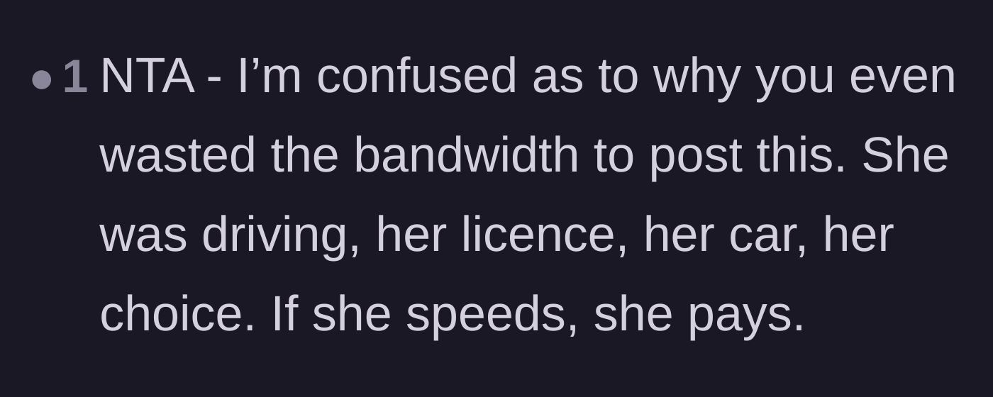 Comment thread 3 - Questioning why the passenger even needed to ask if they were in the wrong
