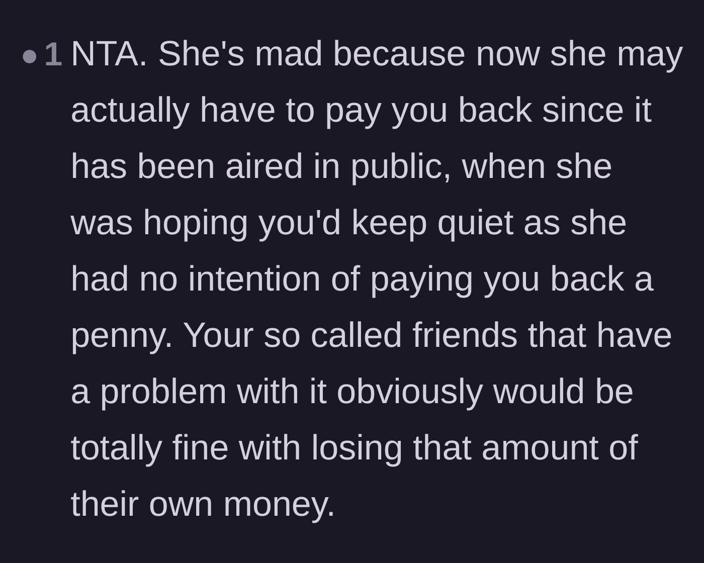 Comment thread 6 - Calling out the silence and hypocrisy of the other friends in the group who didn't defend the author.
