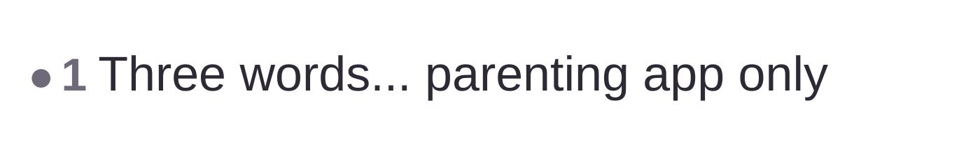 Comment thread 3 - A brief suggestion to switch all communication to a co-parenting app.