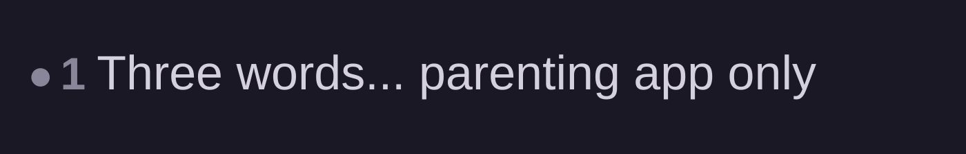 Comment thread 3 - A brief suggestion to switch all communication to a co-parenting app.