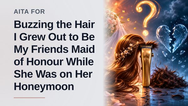 The People-Pleasing Bridesmaid Who Buzzed Her Hair Off and Accidentally Crushed Her Best Friend's Honeymoon Bubble!