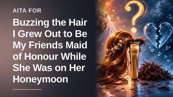 The People-Pleasing Bridesmaid Who Buzzed Her Hair Off and Accidentally Crushed Her Best Friend's Honeymoon Bubble!