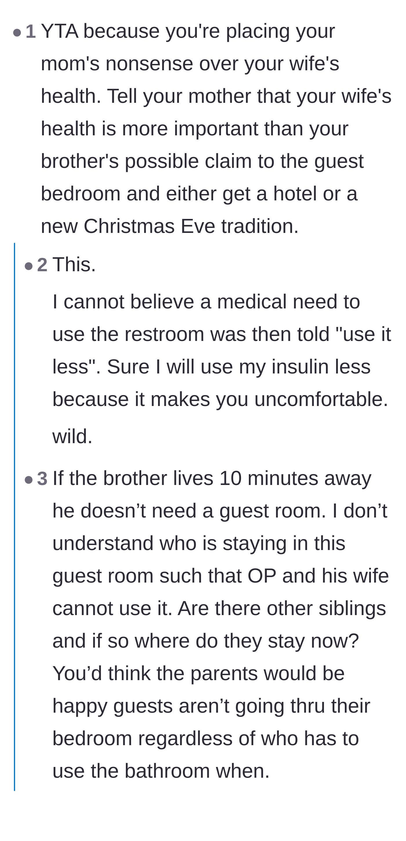 Comment thread 4 - People stating they would have packed up and left immediately if their partner was treated this poorly.