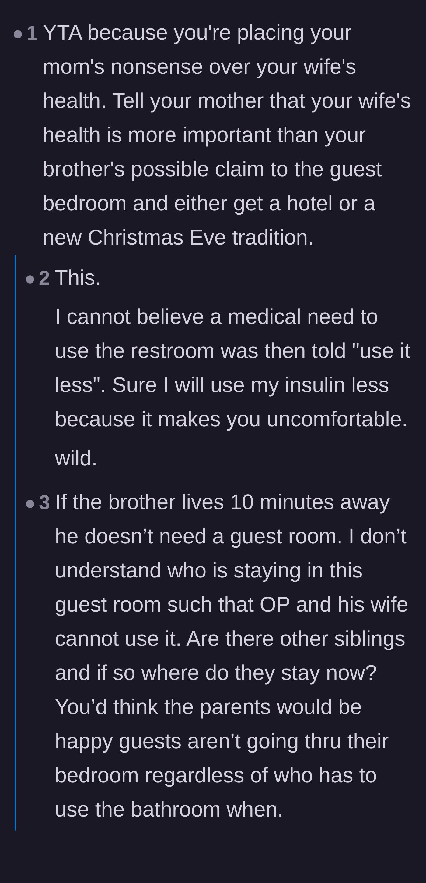Comment thread 4 - People stating they would have packed up and left immediately if their partner was treated this poorly.