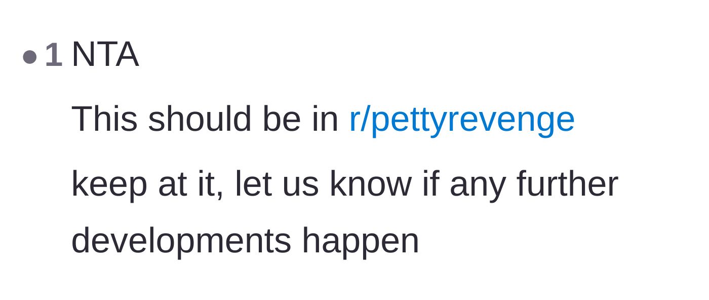 Comment thread 6 - A reader demanding the story be shared to a revenge-focused community and asking for future updates.