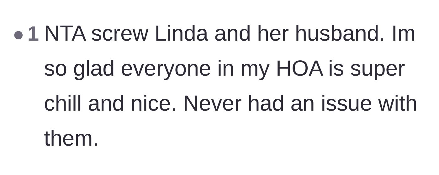Comment thread 4 - A reader expressing gratitude for normal neighbors while echoing support for the author.