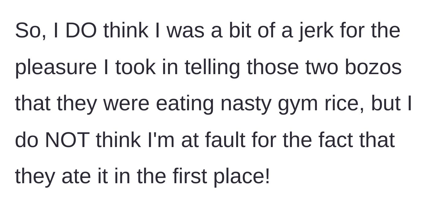 Story part 9 - She admits she enjoyed breaking the news to them, but stands by the fact that it's their own fault for stealing.