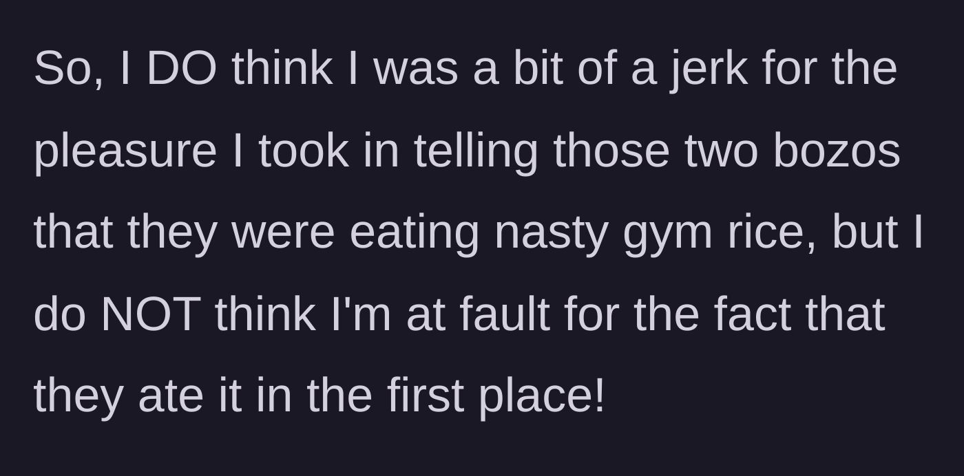 Story part 9 - She admits she enjoyed breaking the news to them, but stands by the fact that it's their own fault for stealing.