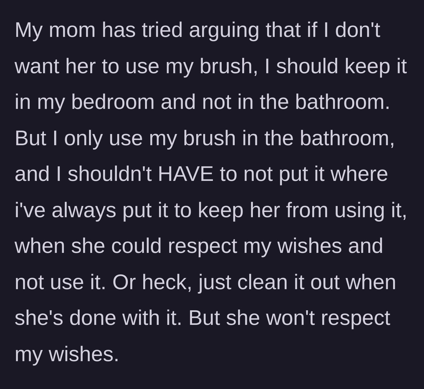 Story part 4 - Two people arguing in a hallway outside a bathroom, one pointing indignantly towards a bedroom.