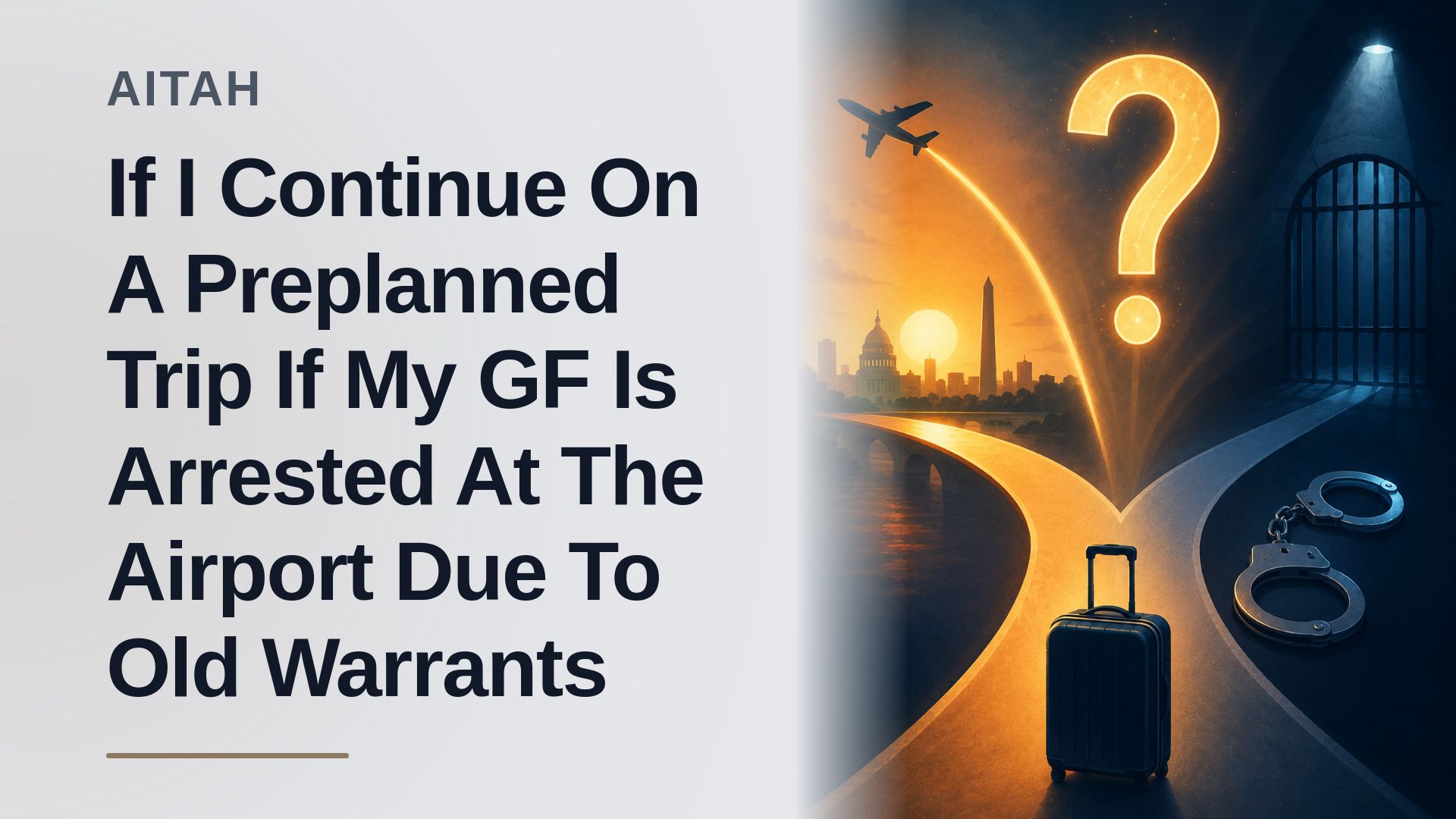 The Pragmatic Rule-Follower Who Chose His Family Over His Secretive Girlfriend\u2019s Impending Airport Arrest
