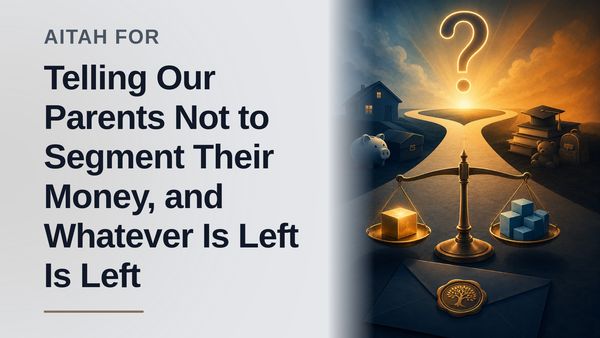 The Pragmatic Brother Who Protected His Mother's Nest Egg Against Entitled Sibling Vultures