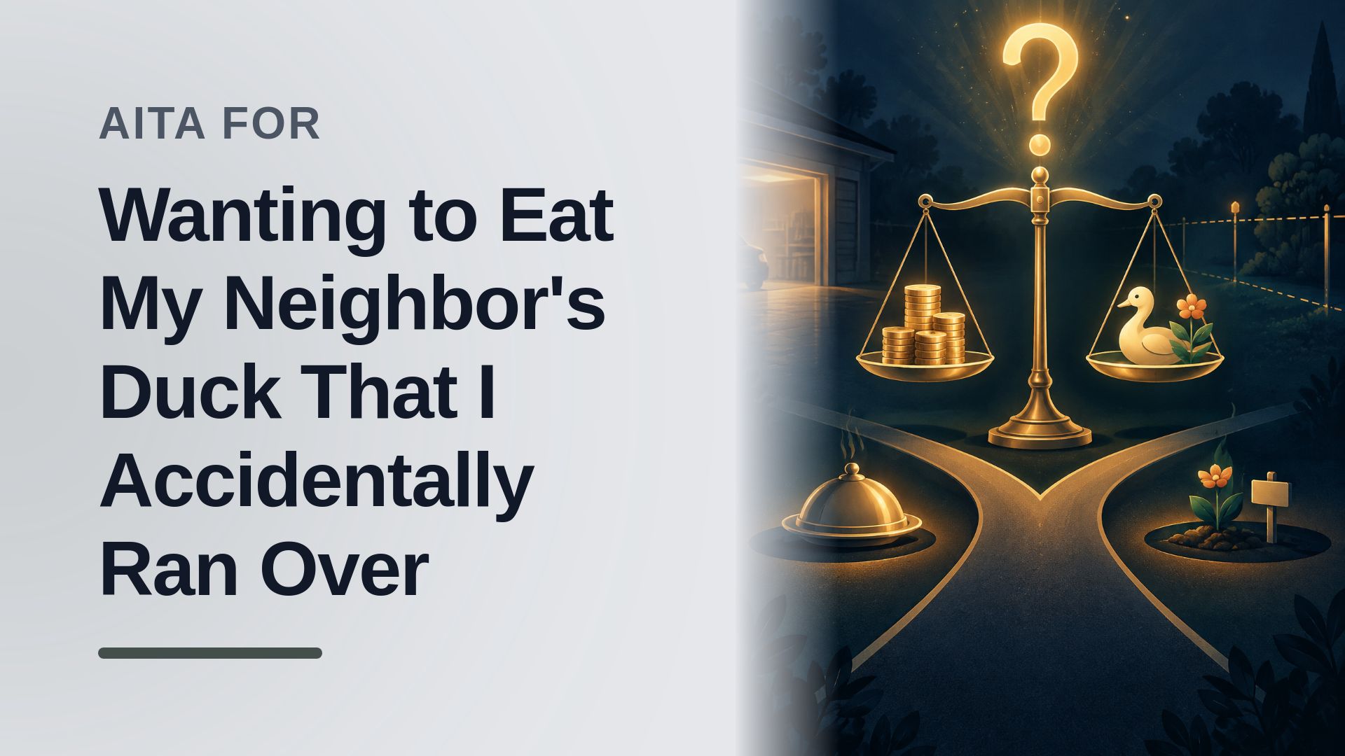 The Pragmatic Driver Who Demanded Dinner Rights From His Entitled Neighbor After A $200 Driveway Tragedy