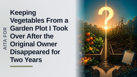 The Pragmatic Gardener Who Cultivated an Abandoned Plot Against the Entitled Returnee Demanding the Harvest