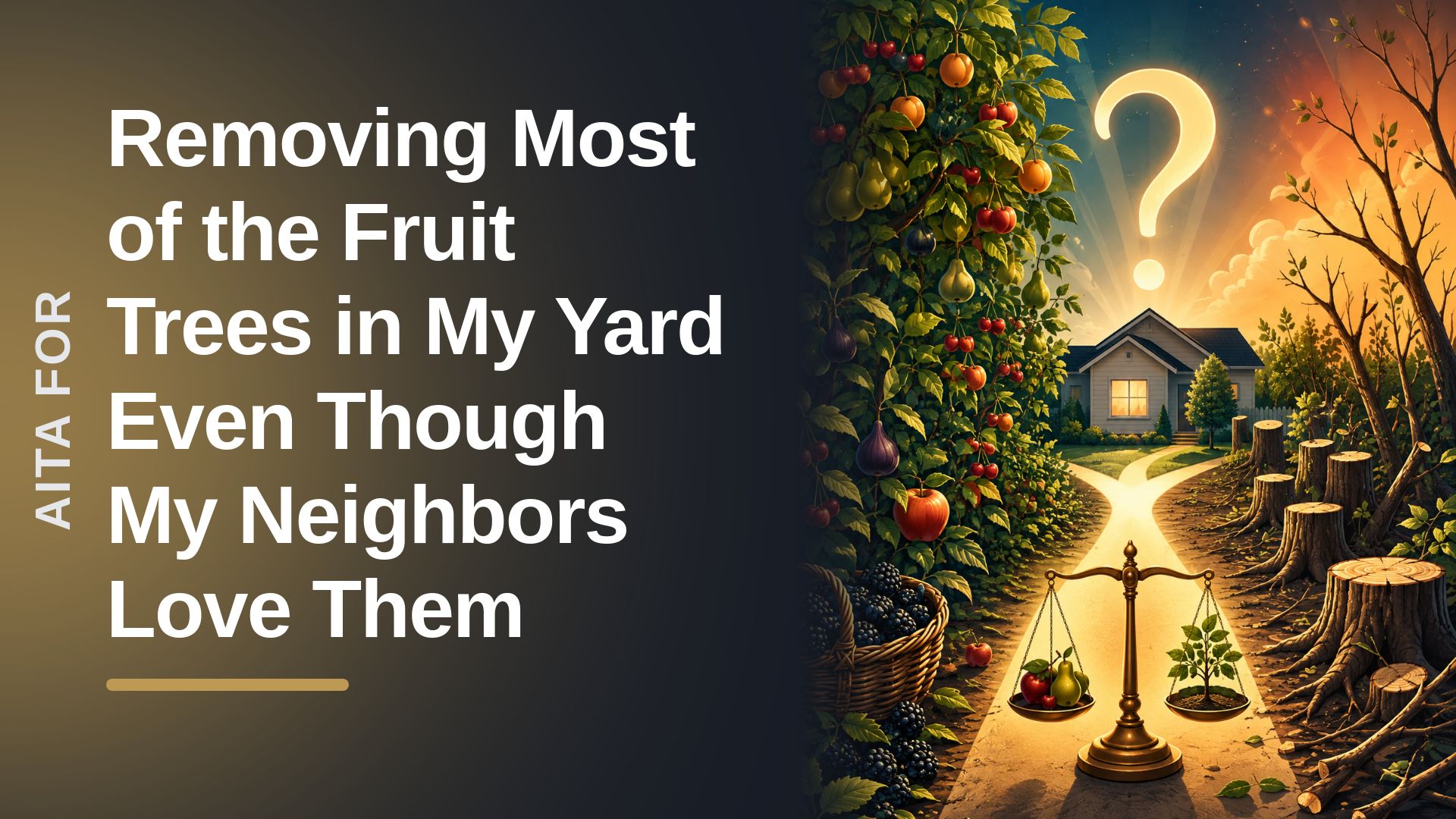 The Pragmatic Homeowner Who Cut Off The Entitled Neighborhood Orchard