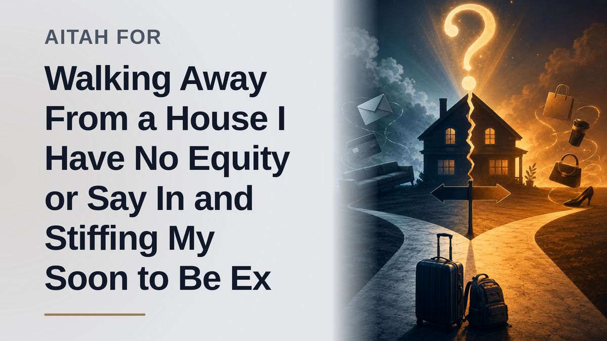 The Pragmatic Husband Who Packed His Bags and Financially Ghosted His Cheating Wife