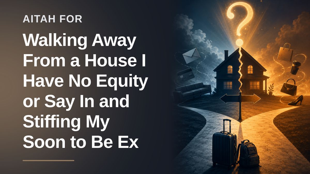 The Pragmatic Husband Who Packed His Bags and Financially Ghosted His Cheating Wife